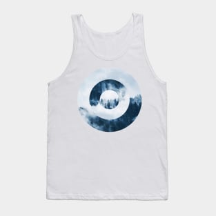 Abstract Circle Landscape Tank Top